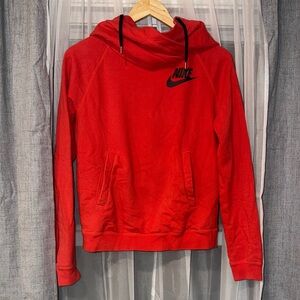 Nike Women's Red Pullover Hoodie